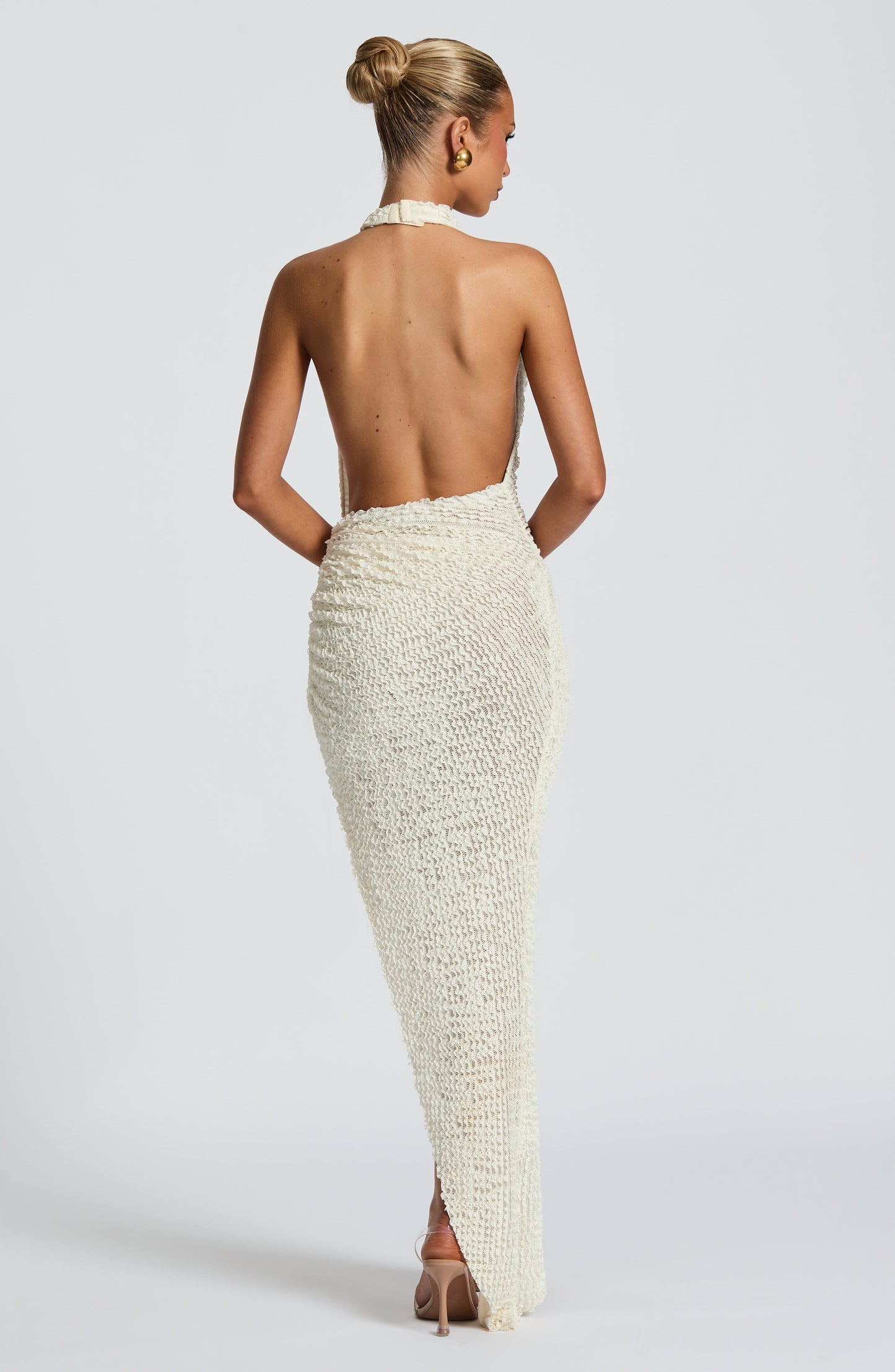 AIRLA MIDI DRESS - IVORY