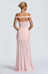 ALAIA MAXI DRESS - BLUSH