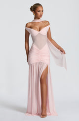 ALAIA MAXI DRESS - BLUSH