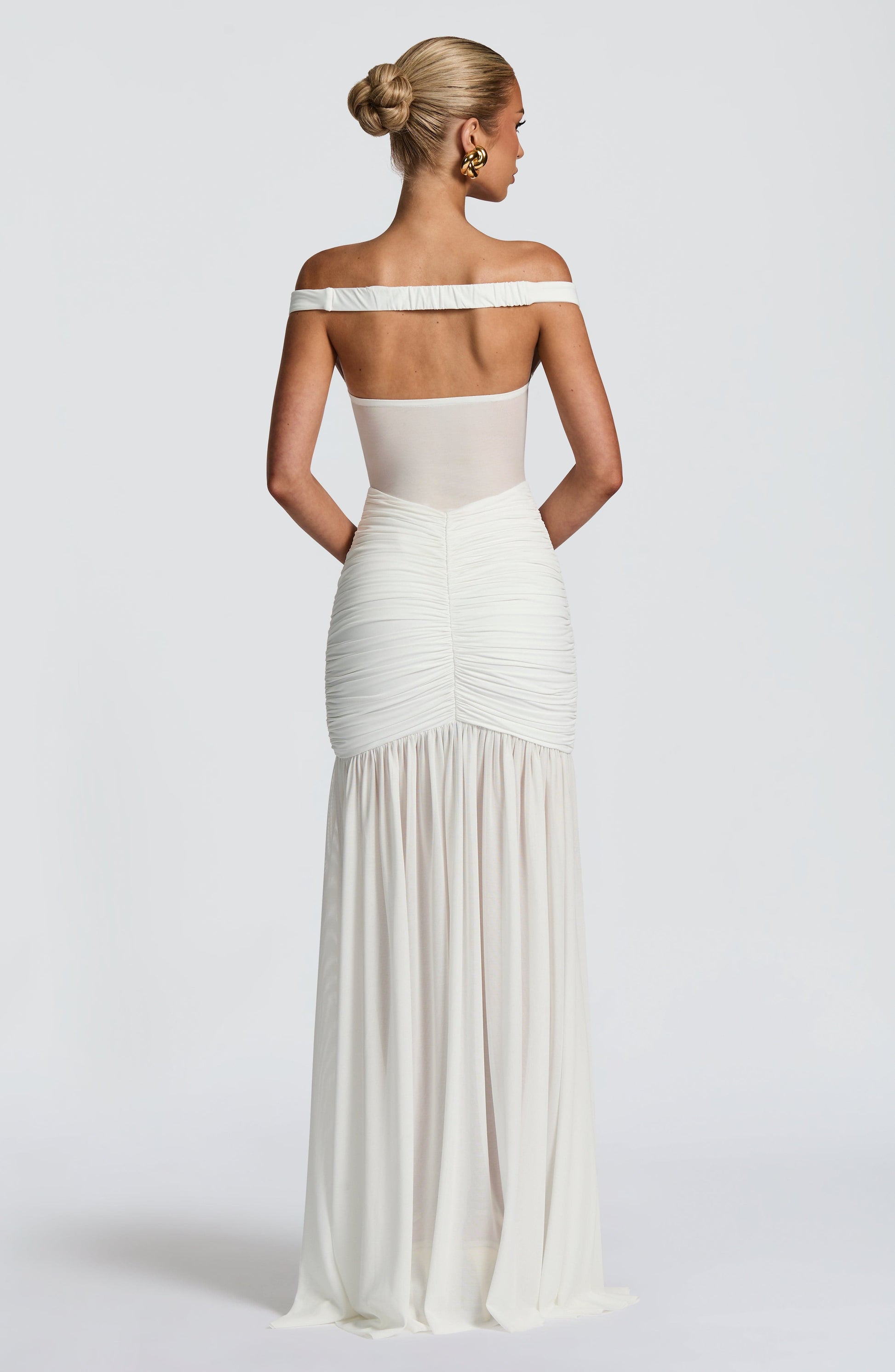 ALAIA MAXI DRESS - IVORY