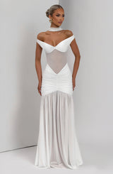 ALAIA MAXI DRESS - IVORY
