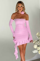ALIX MINI DRESS - PINK