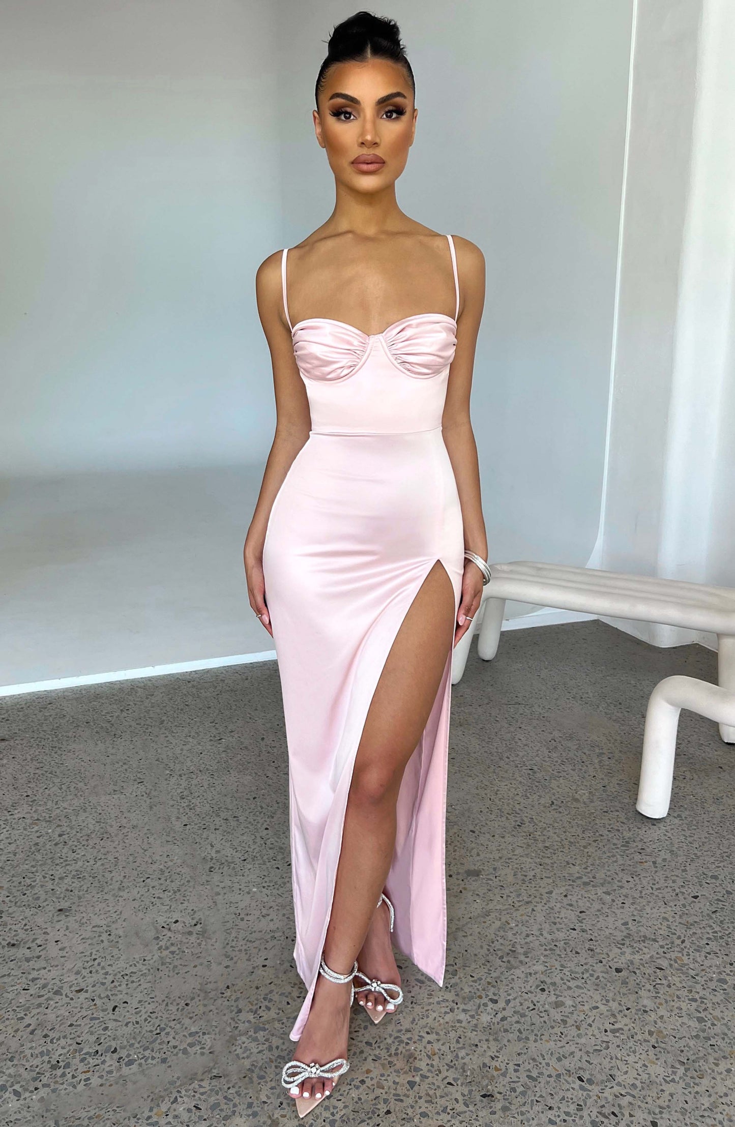 ALORA MAXI DRESS - BLUSH