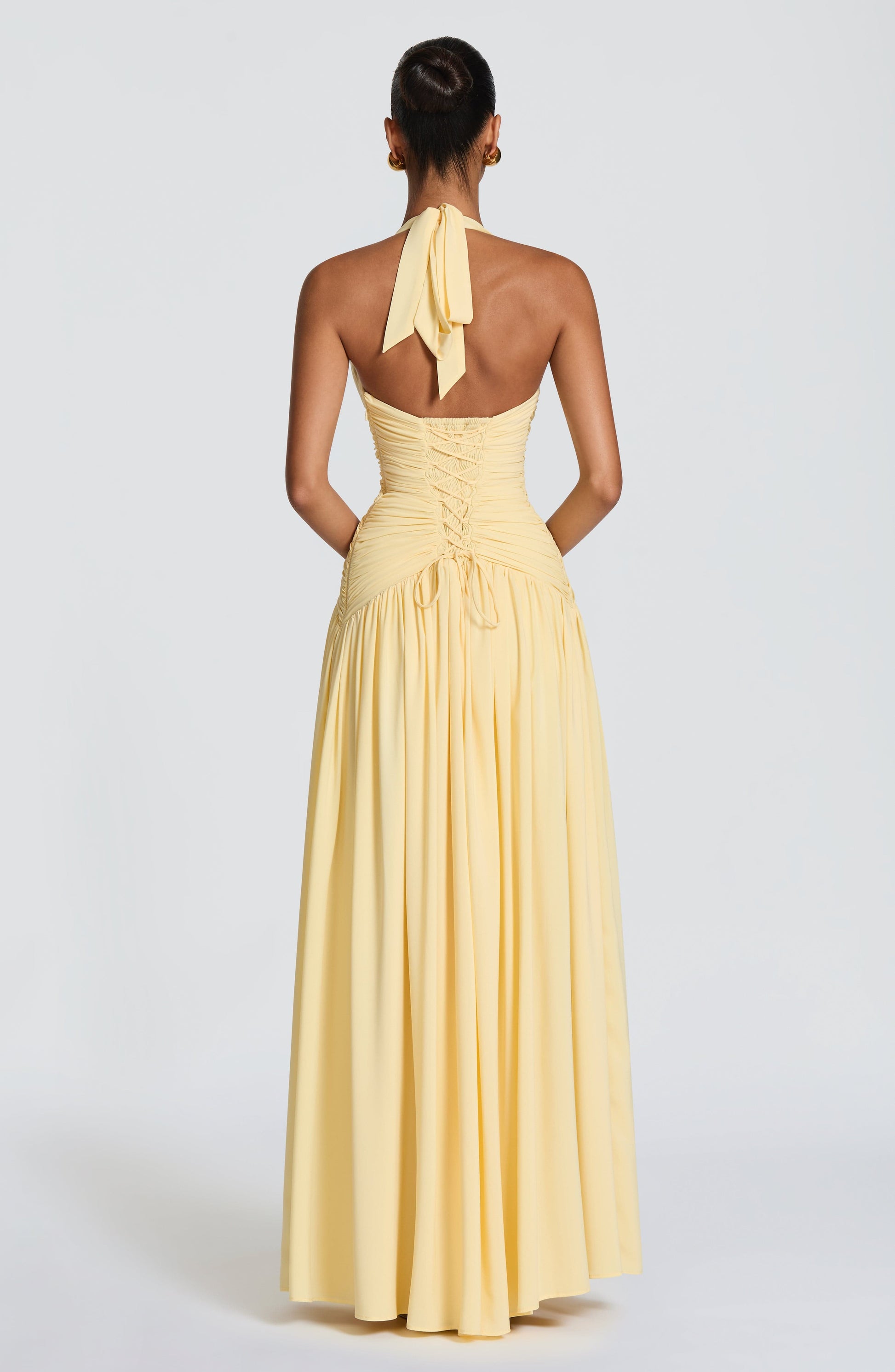 AMARIS MAXI DRESS - LEMON