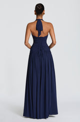 AMARIS MAXI DRESS - NAVY