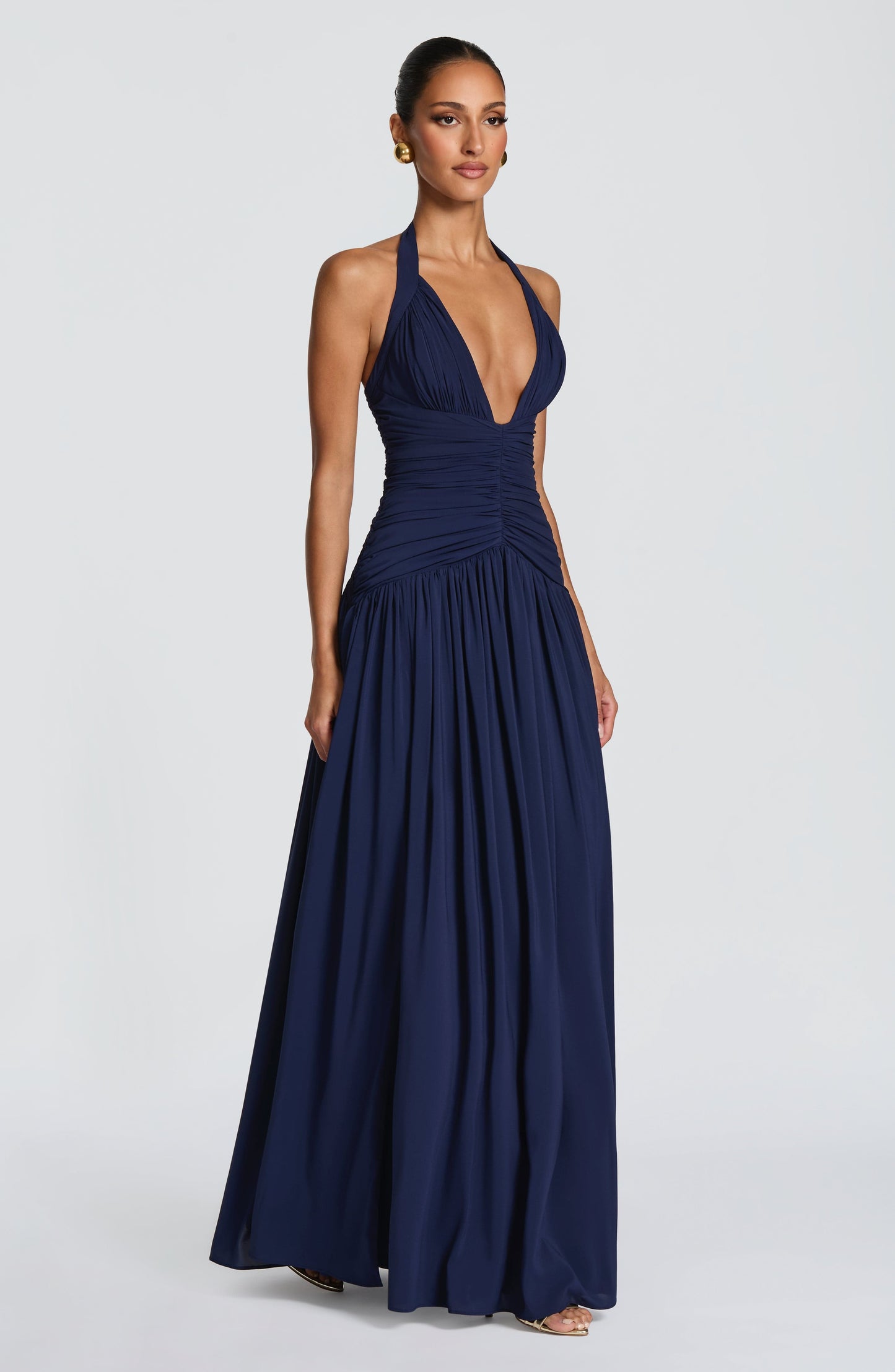 AMARIS MAXI DRESS - NAVY