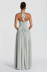 AMARIS MAXI DRESS - SAGE