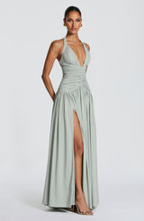 AMARIS MAXI DRESS - SAGE