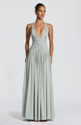 AMARIS MAXI DRESS - SAGE