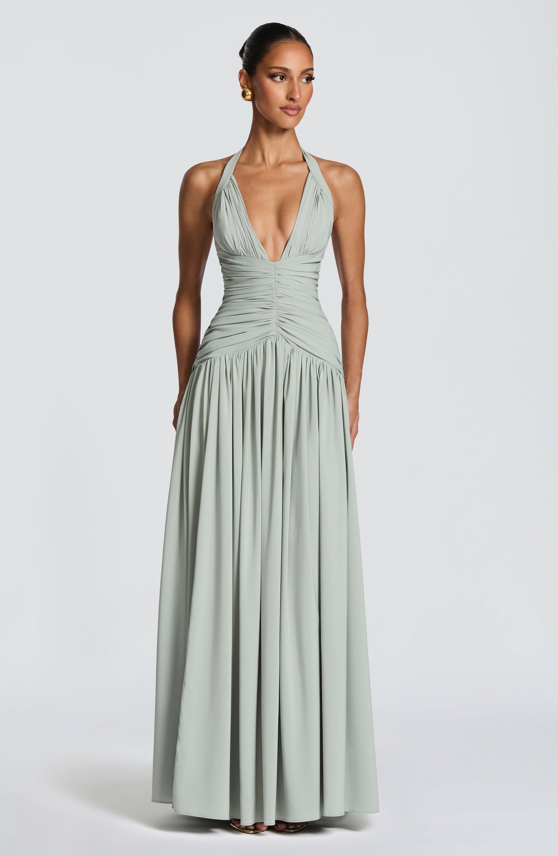 AMARIS MAXI DRESS - SAGE