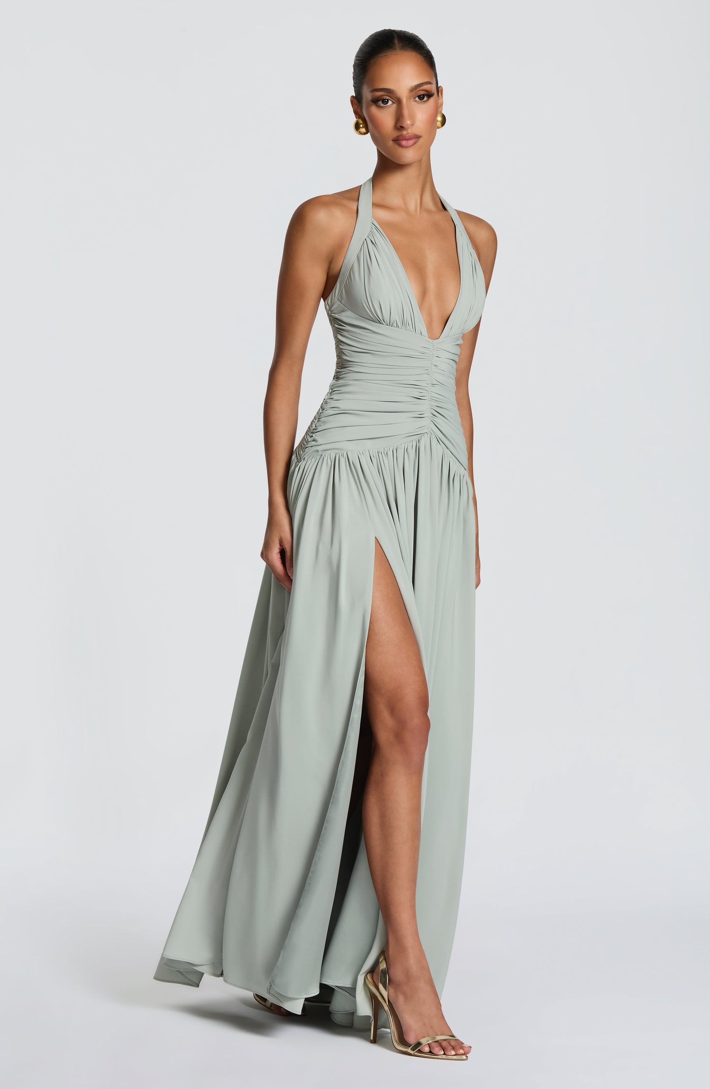 AMARIS MAXI DRESS - SAGE