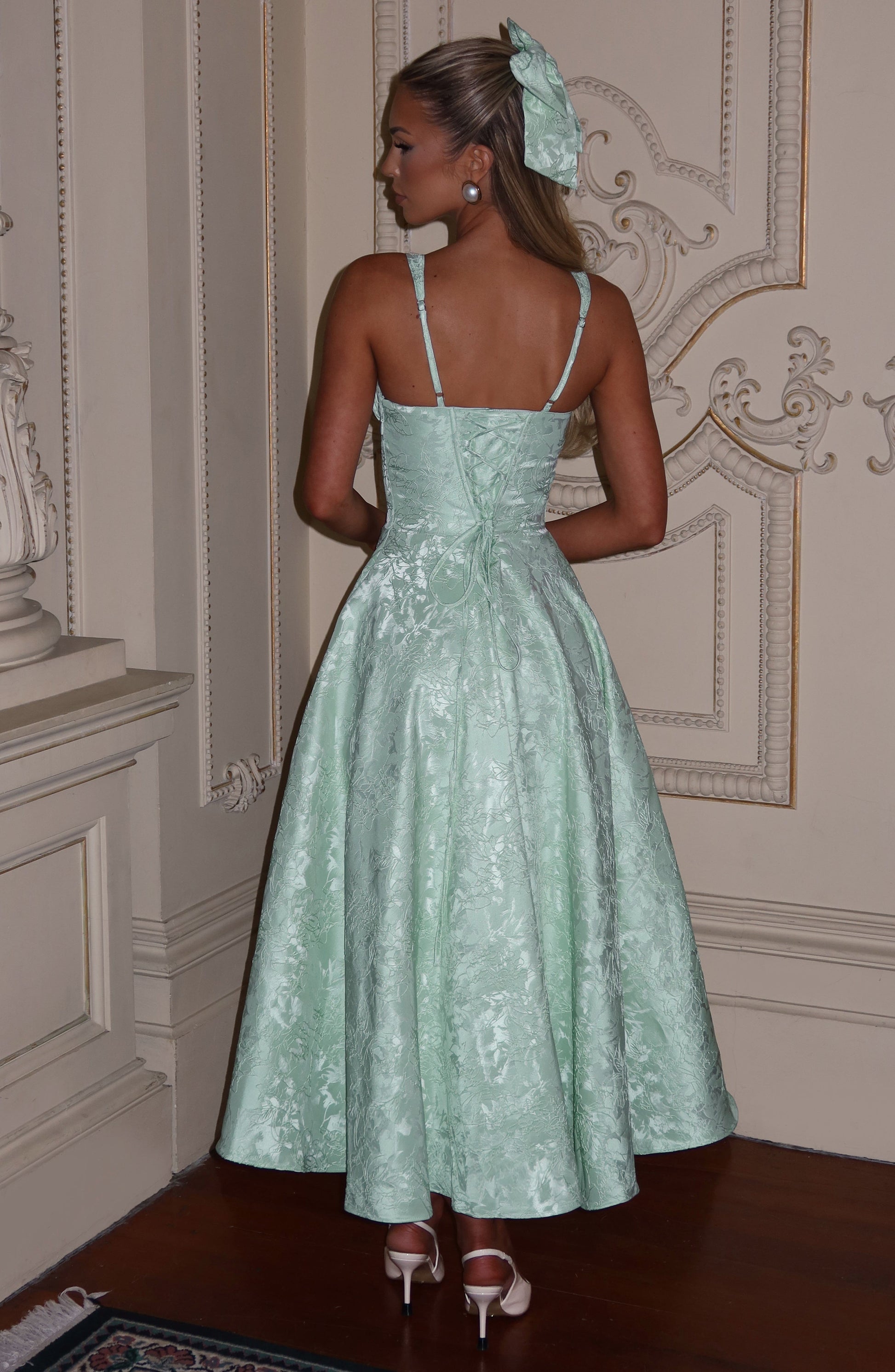 AMITY MIDI DRESS - MINT