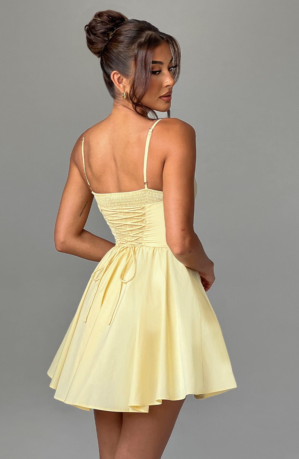 ANALEIGH MINI DRESS - LEMON