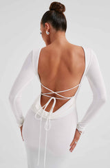 ANASTASSIA MAXI DRESS - IVORY