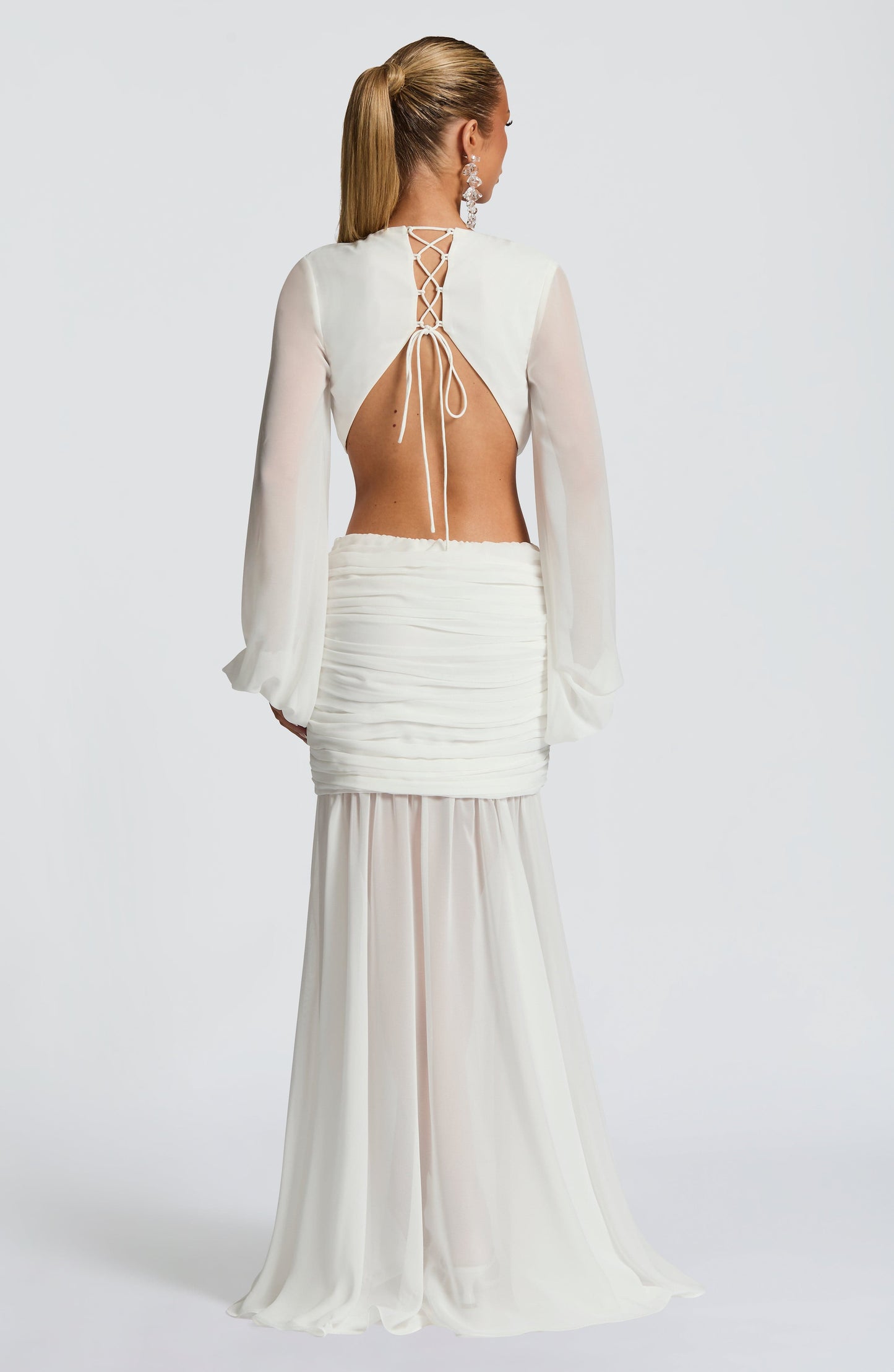ANDRINA MAXI DRESS - IVORY