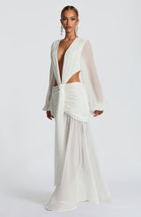 ANDRINA MAXI DRESS - IVORY