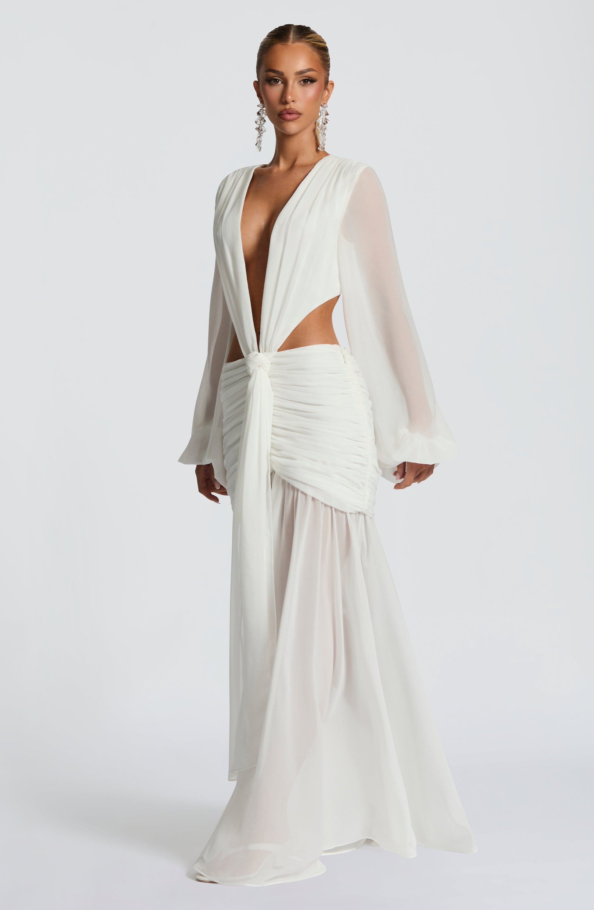 ANDRINA MAXI DRESS - IVORY