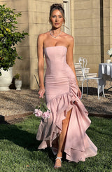 ANGELINA MAXI DRESS - BLUSH