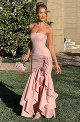 ANGELINA MAXI DRESS - BLUSH