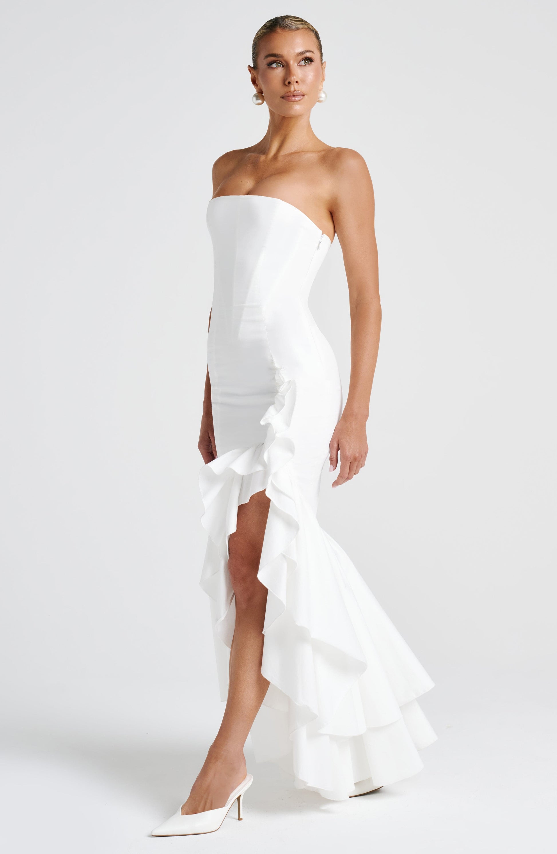 ANGELINA MAXI DRESS - IVORY