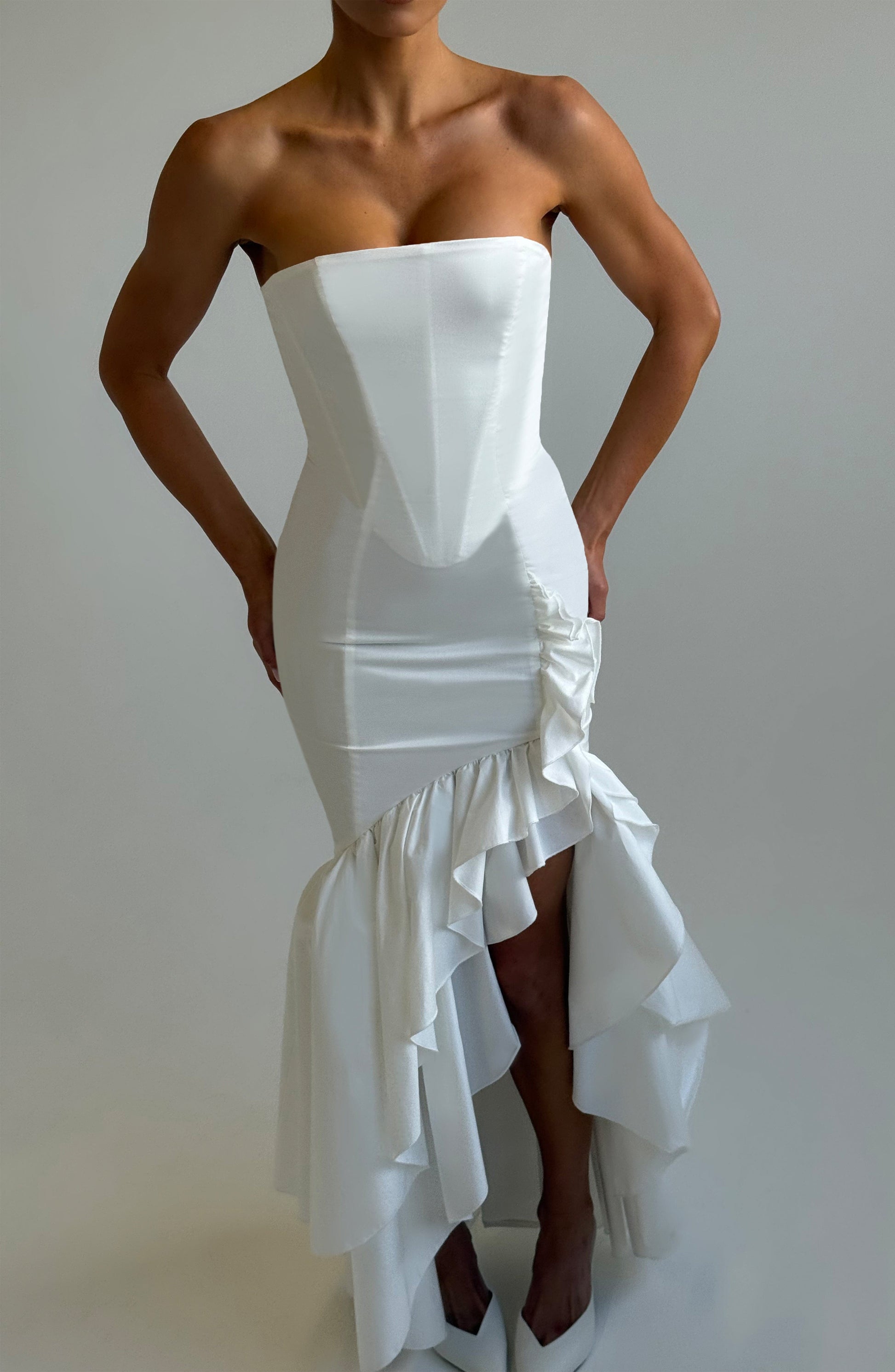 ANGELINA MAXI DRESS - IVORY