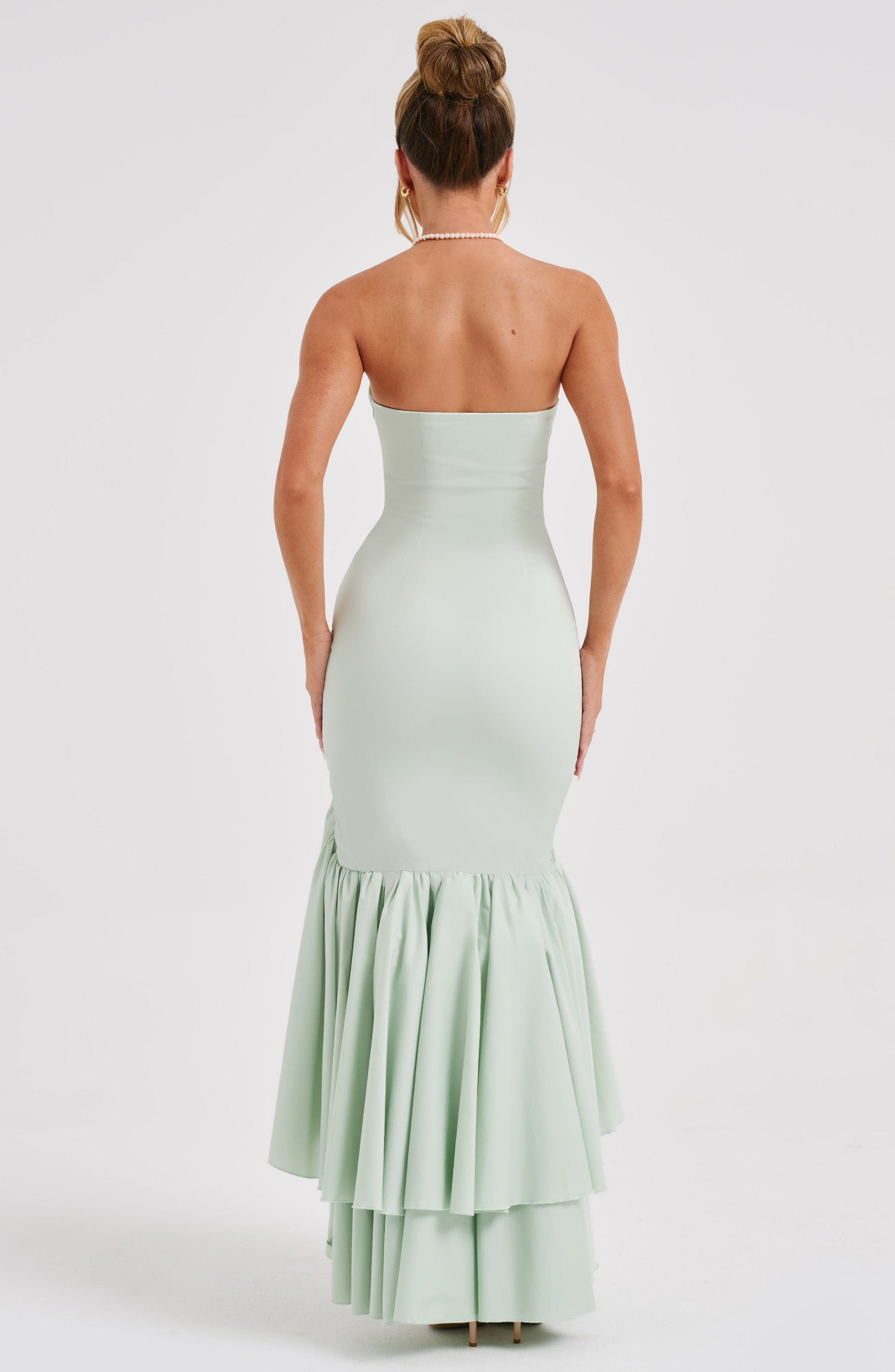 ANGELINA MAXI DRESS - SAGE