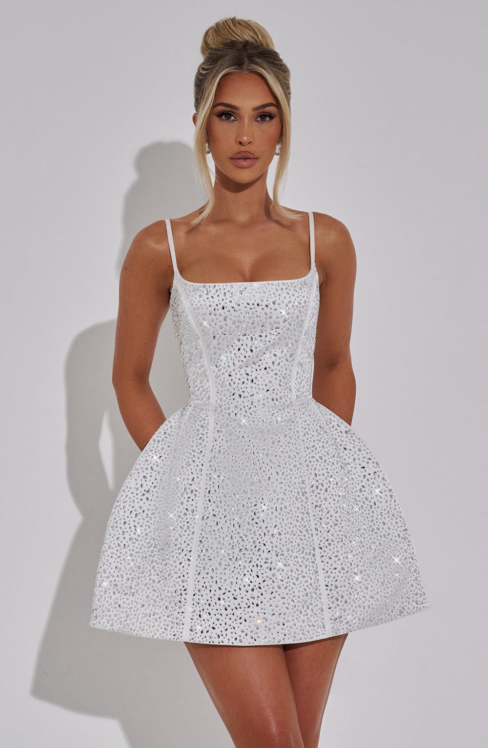 ANGELIQUE MINI DRESS - IVORY