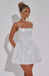 ANGELIQUE MINI DRESS - IVORY
