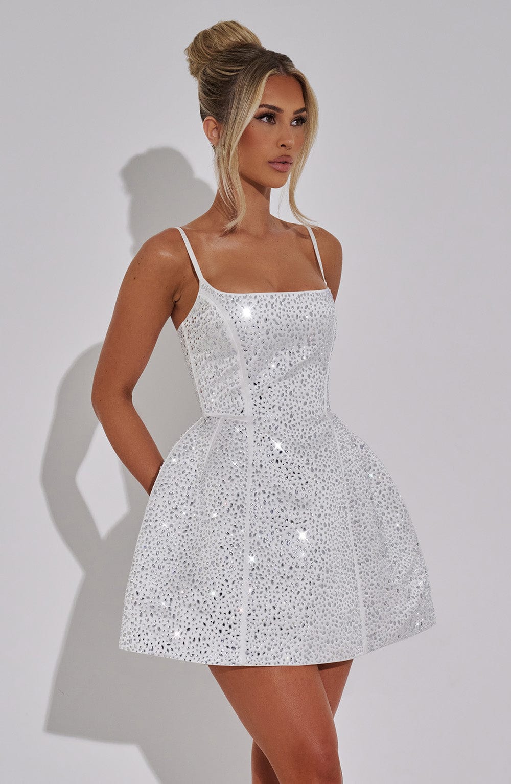 ANGELIQUE MINI DRESS - IVORY