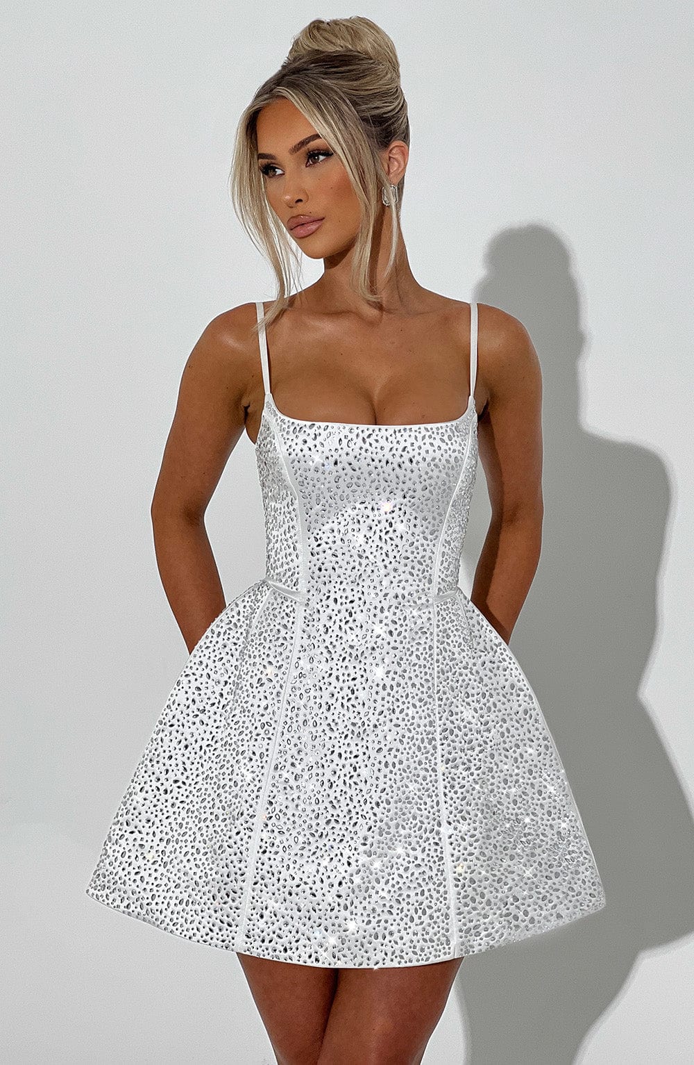 ANGELIQUE MINI DRESS - IVORY