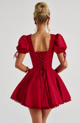 ANNIE MINI DRESS - RED