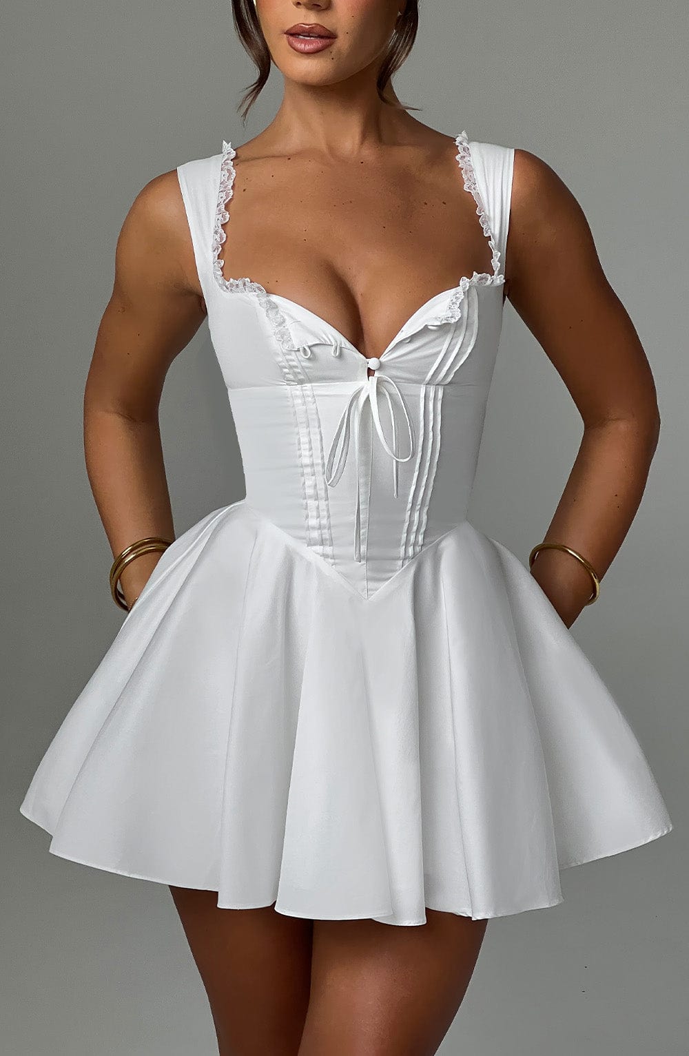ANTONELLA MINI DRESS - IVORY