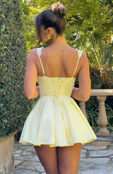 ANTONELLA MINI DRESS - LEMON