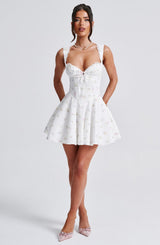 ANTONELLA MINI DRESS - MULTI FLORAL PRINT