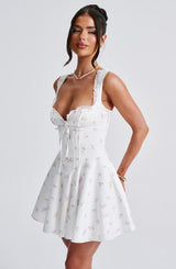 ANTONELLA MINI DRESS - MULTI FLORAL PRINT