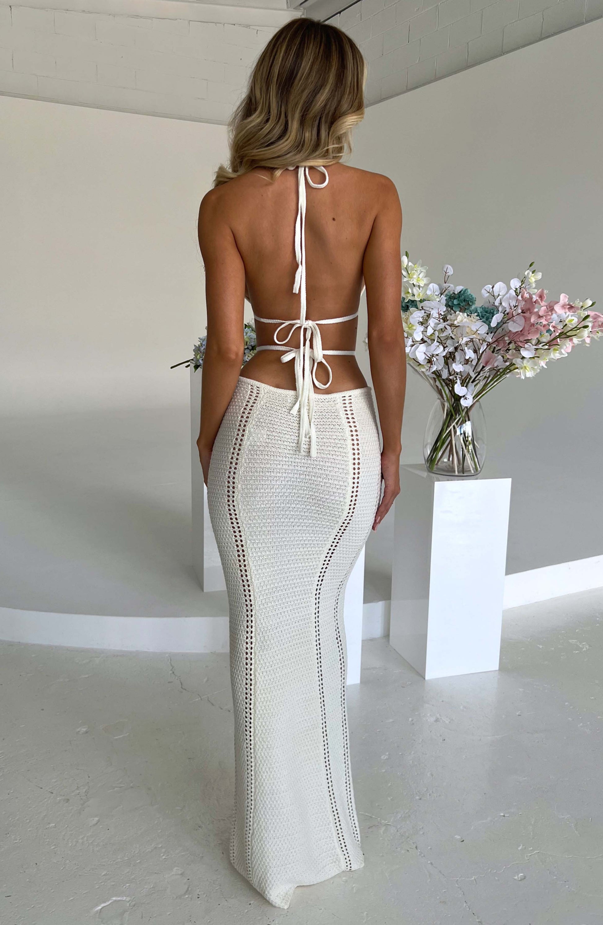ARABELLA MAXI DRESS - WHITE
