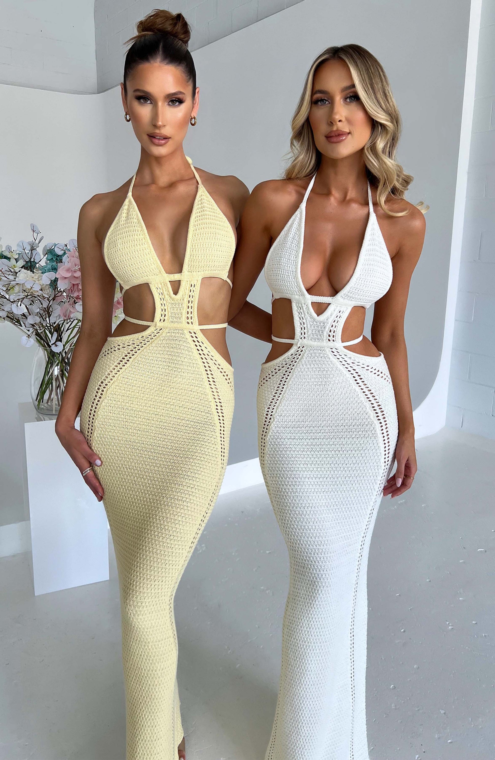 ARABELLA MAXI DRESS - WHITE
