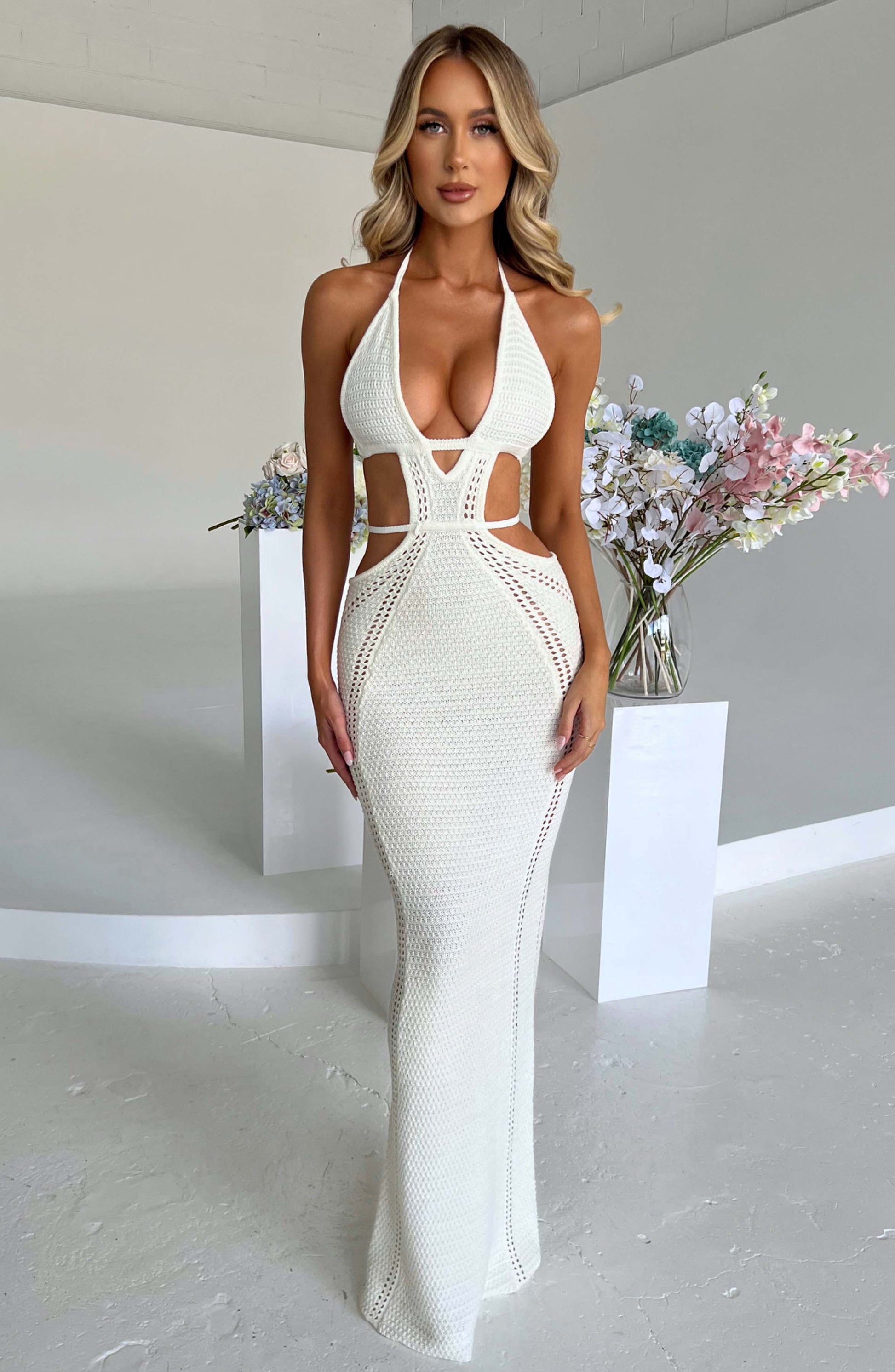 ARABELLA MAXI DRESS - WHITE