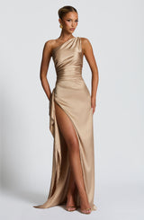 ARIEL MAXI DRESS - CHAMPAGNE