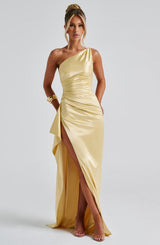 ARIEL MAXI DRESS - LEMON