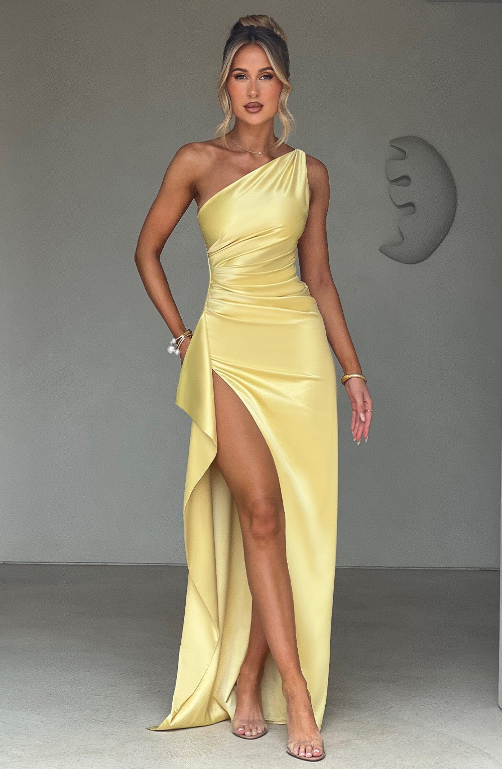 ARIEL MAXI DRESS - LEMON