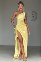 ARIEL MAXI DRESS - LEMON
