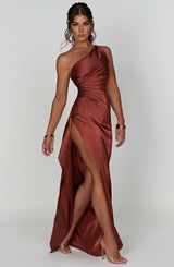 ARIEL MAXI DRESS - RUST