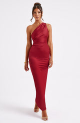 ARIZONA MAXI DRESS - WINE