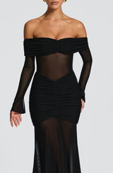 ARLENA MAXI DRESS - BLACK