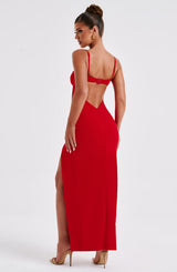 ASTERIA MAXI DRESS - RED
