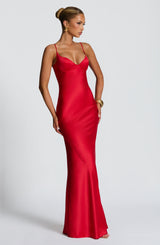 ATHENA MAXI DRESS - RED