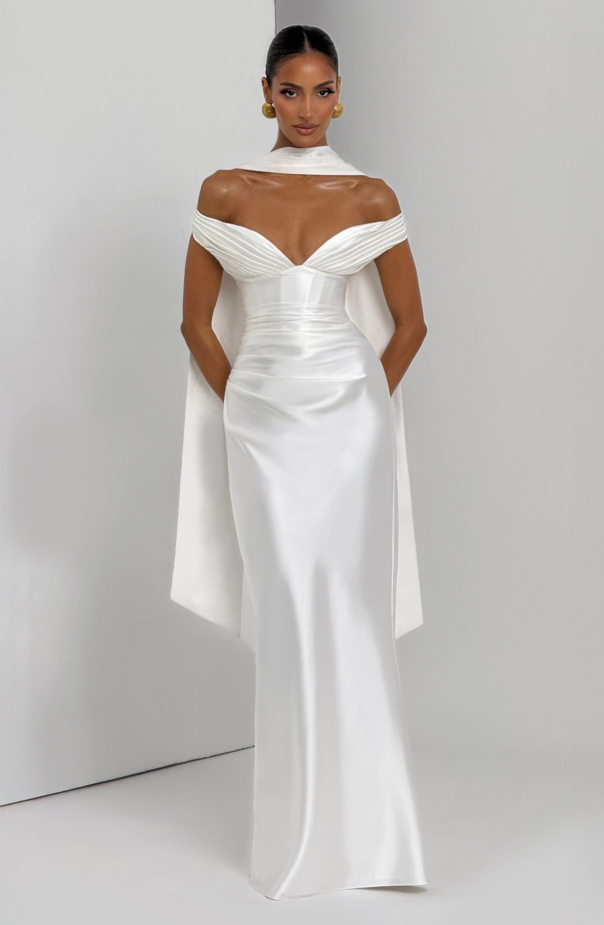 AURELIA MAXI DRESS - IVORY