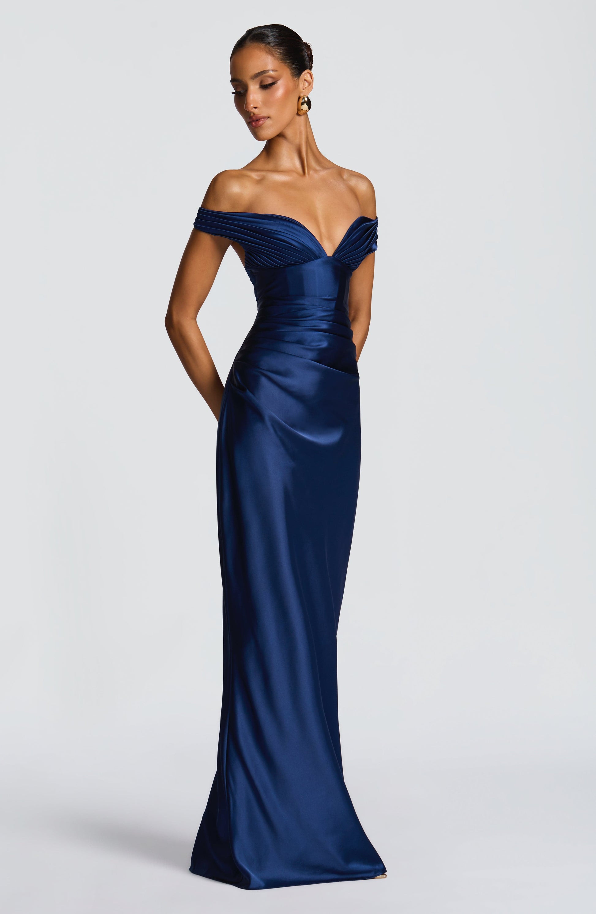 AURELIA MAXI DRESS - NAVY