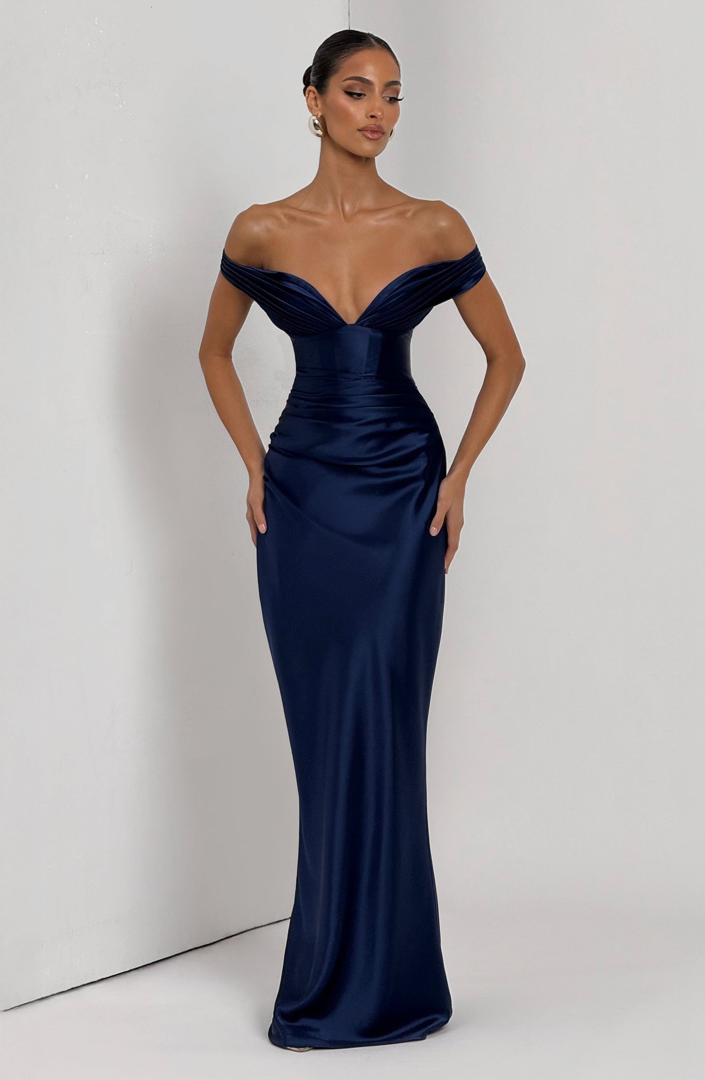 AURELIA MAXI DRESS - NAVY